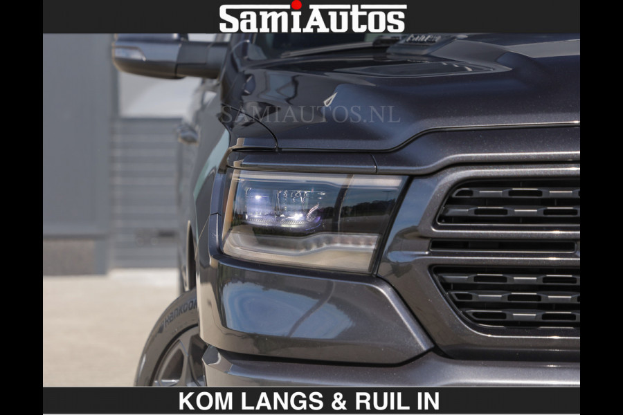 Dodge Ram SPORT | 5.7 V8 HEMI | PANORAMA DAK | €39950,- excl | GROOT SCHERM | 22' LIMITED WHEELS | ZEER NETTE STAAT | CREW CAB | DUBBEL CABINE | 5 PERSOONS | DC | 3500 KG TREKVERMOGEN |