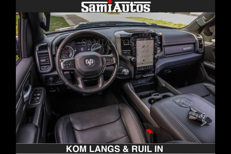 Dodge Ram SPORT | 5.7 V8 HEMI | PANORAMA DAK | €39950,- excl | GROOT SCHERM | 22' LIMITED WHEELS | ZEER NETTE STAAT | CREW CAB | DUBBEL CABINE | 5 PERSOONS | DC | 3500 KG TREKVERMOGEN |
