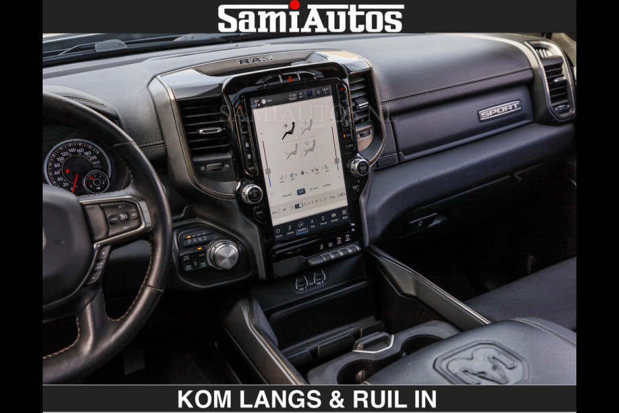 Dodge Ram SPORT | 5.7 V8 HEMI | PANORAMA DAK | €39950,- excl | GROOT SCHERM | 22' LIMITED WHEELS | ZEER NETTE STAAT | CREW CAB | DUBBEL CABINE | 5 PERSOONS | DC | 3500 KG TREKVERMOGEN |