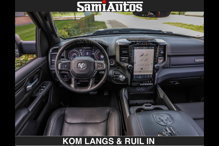 Dodge Ram SPORT | 5.7 V8 HEMI | PANORAMA DAK | €39950,- excl | GROOT SCHERM | 22' LIMITED WHEELS | ZEER NETTE STAAT | CREW CAB | DUBBEL CABINE | 5 PERSOONS | DC | 3500 KG TREKVERMOGEN |