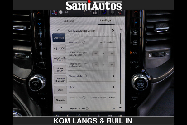 Dodge Ram SPORT | 5.7 V8 HEMI | PANORAMA DAK | €39950,- excl | GROOT SCHERM | 22' LIMITED WHEELS | ZEER NETTE STAAT | CREW CAB | DUBBEL CABINE | 5 PERSOONS | DC | 3500 KG TREKVERMOGEN |