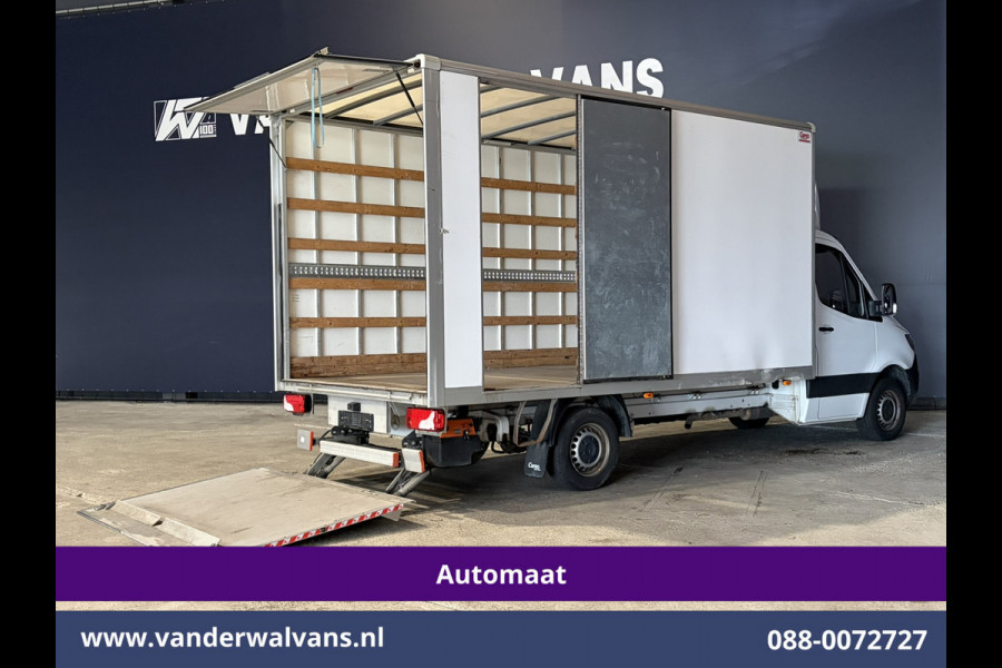 Mercedes-Benz Sprinter 315 CDI 150pk 9G-Tronic Automaat Bakwagen 22m3 KUUB Laadklep Zijdeur Euro6 Airco | LAT om LAT | Leder Bijrijdersbank