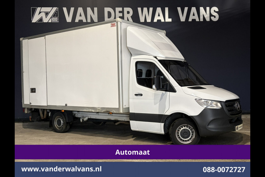 Mercedes-Benz Sprinter 315 CDI 150pk 9G-Tronic Automaat Bakwagen 22m3 KUUB Laadklep Zijdeur Euro6 Airco | LAT om LAT | Leder Bijrijdersbank