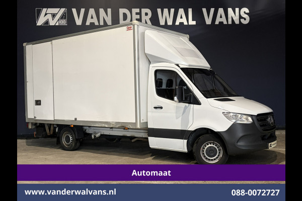 Mercedes-Benz Sprinter 315 CDI 150pk 9G-Tronic Automaat Bakwagen 22m3 KUUB Laadklep Zijdeur Euro6 Airco | LAT om LAT | Leder Bijrijdersbank