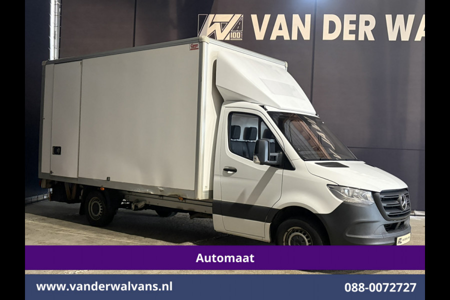 Mercedes-Benz Sprinter 315 CDI 150pk 9G-Tronic Automaat Bakwagen 22m3 KUUB Laadklep Zijdeur Euro6 Airco | LAT om LAT | Leder Bijrijdersbank
