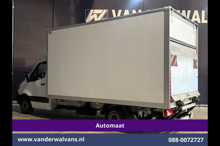Mercedes-Benz Sprinter 315 CDI 150pk 9G-Tronic Automaat Bakwagen 22m3 KUUB Laadklep Zijdeur Euro6 Airco | LAT om LAT | Leder Bijrijdersbank