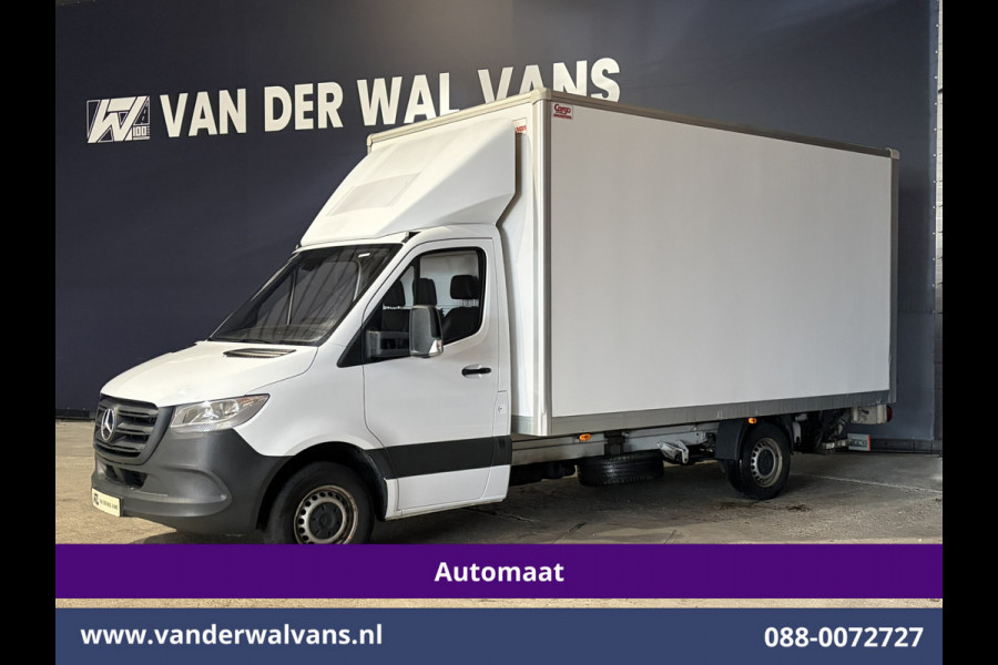 Mercedes-Benz Sprinter 315 CDI 150pk 9G-Tronic Automaat Bakwagen 22m3 KUUB Laadklep Zijdeur Euro6 Airco | LAT om LAT | Leder Bijrijdersbank
