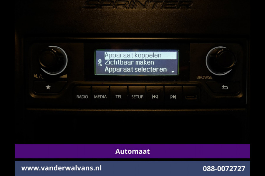 Mercedes-Benz Sprinter 315 CDI 150pk 9G-Tronic Automaat Bakwagen 22m3 KUUB Laadklep Zijdeur Euro6 Airco | LAT om LAT | Leder Bijrijdersbank