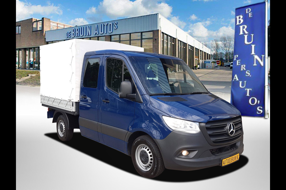 Mercedes-Benz Sprinter Pick-up 150Pk CDI Dubbel Cabine 6-pers. Automaat Trekhaak Cruisecontrol Airco