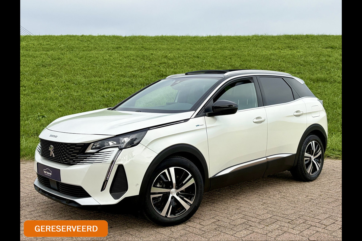 Peugeot 3008 1.6 HYbrid 225 GT !!! GERESERVEERD !!! Dealeronderhouden | Panoramadak | Stoelvw | Elek Achterklep | Camera