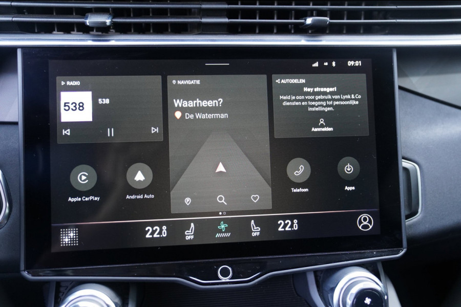 Lynk & Co 01 1.5|Prijs incl. 12 mnd garantie| Black Pakket PDC Panoramadak LMV Navi Apple carplay/Android auto Camera