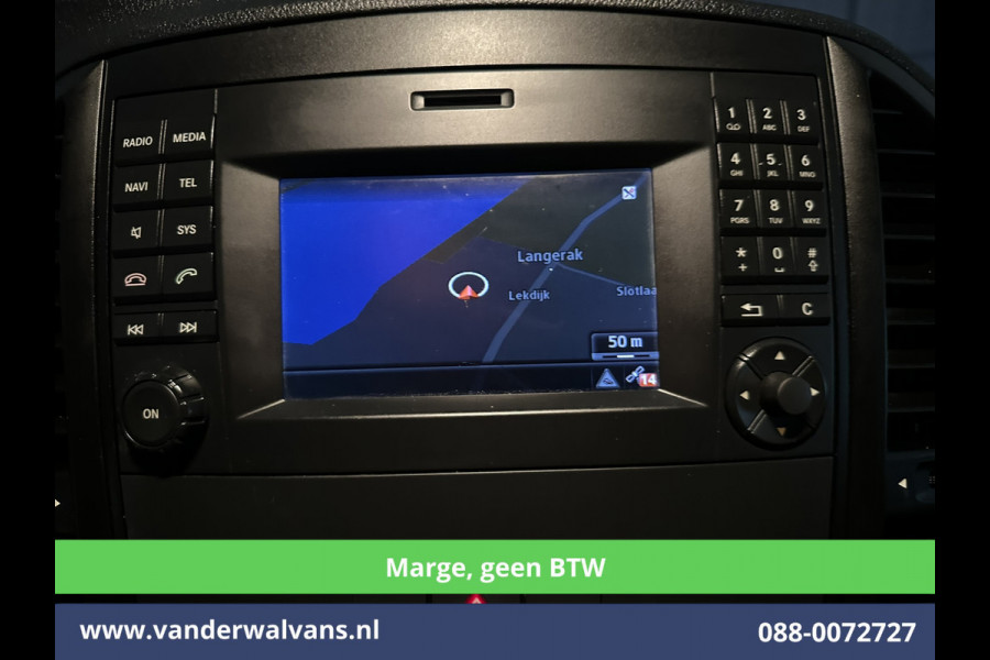 Mercedes-Benz Vito 111 CDI 115pk **MARGE, geen BTW** L3H1 Euro6 Airco | Camera | Navigatie | Cruisecontrol Trekhaak, Leder, Parkeersensoren, Bijrijdersbank