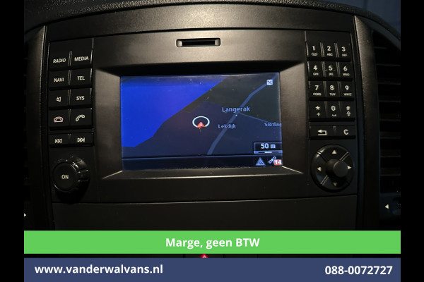 Mercedes-Benz Vito 111 CDI 115pk **MARGE, geen BTW** L3H1 Euro6 Airco | Camera | Navigatie | Cruisecontrol Trekhaak, Leder, Parkeersensoren, Bijrijdersbank