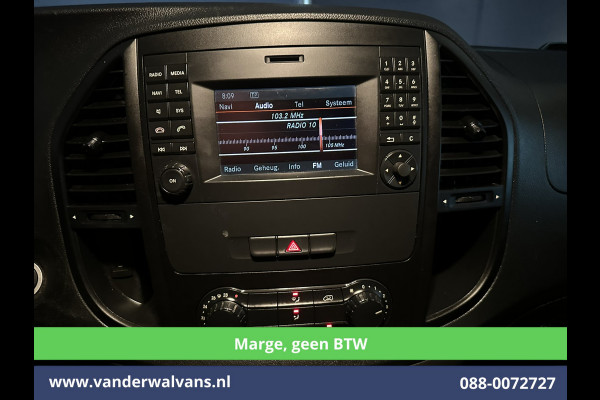 Mercedes-Benz Vito 111 CDI 115pk **MARGE, geen BTW** L3H1 Euro6 Airco | Camera | Navigatie | Cruisecontrol Trekhaak, Leder, Parkeersensoren, Bijrijdersbank