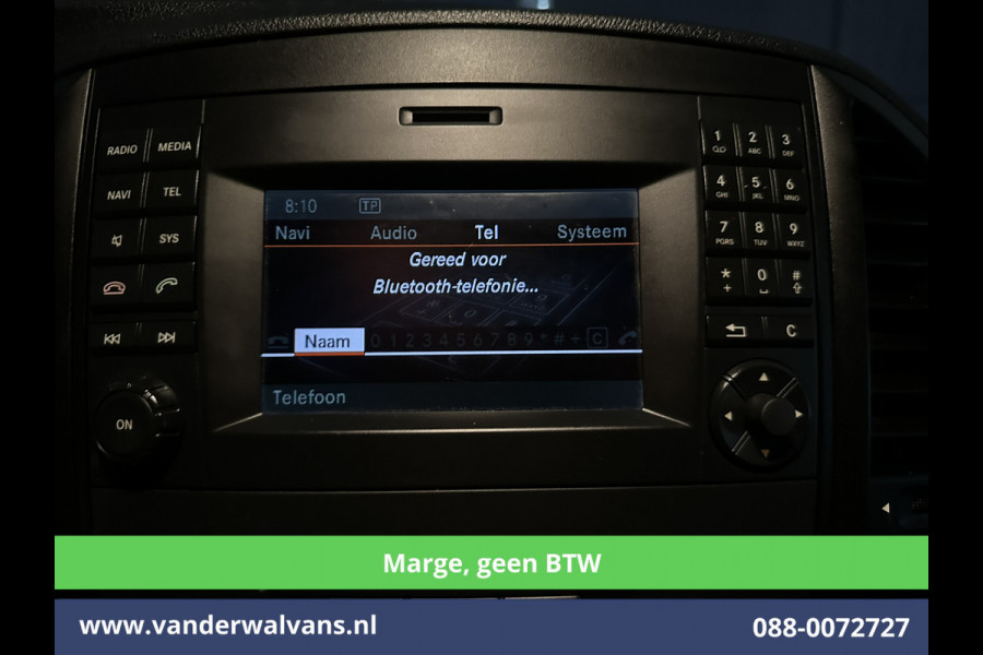 Mercedes-Benz Vito 111 CDI 115pk **MARGE, geen BTW** L3H1 Euro6 Airco | Camera | Navigatie | Cruisecontrol Trekhaak, Leder, Parkeersensoren, Bijrijdersbank