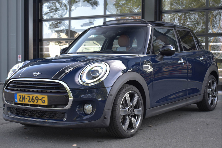 MINI 5-deurs 1.5 Cooper 60 Years | Pano | Leder | Head Up | Navi | Carplay | NL Auto