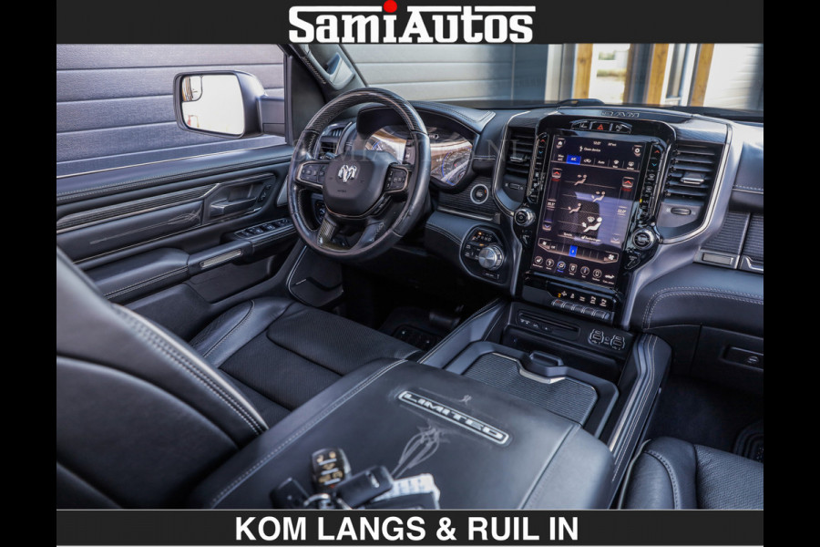 Dodge Ram LIMITED | 5.7 V8 402 PK | BOM VOL | €39950,- excl | FIFTH WHEEL KOPPELING | LUCHTVERING | PANORAMADAK | ADAPTIEVE CRUISE | 360 C CREW CAB 5 PERSOONS | DUBBELE CABINE | DC | Fifth wheel koppeling !!