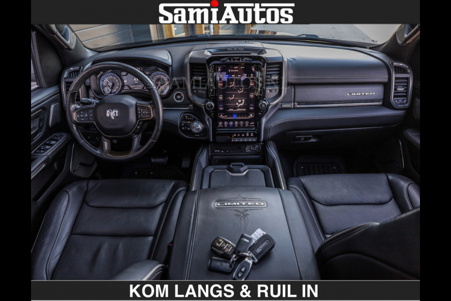 Dodge Ram LIMITED | 5.7 V8 402 PK | BOM VOL | €39950,- excl | FIFTH WHEEL KOPPELING | LUCHTVERING | PANORAMADAK | ADAPTIEVE CRUISE | 360 C CREW CAB 5 PERSOONS | DUBBELE CABINE | DC | Fifth wheel koppeling !!