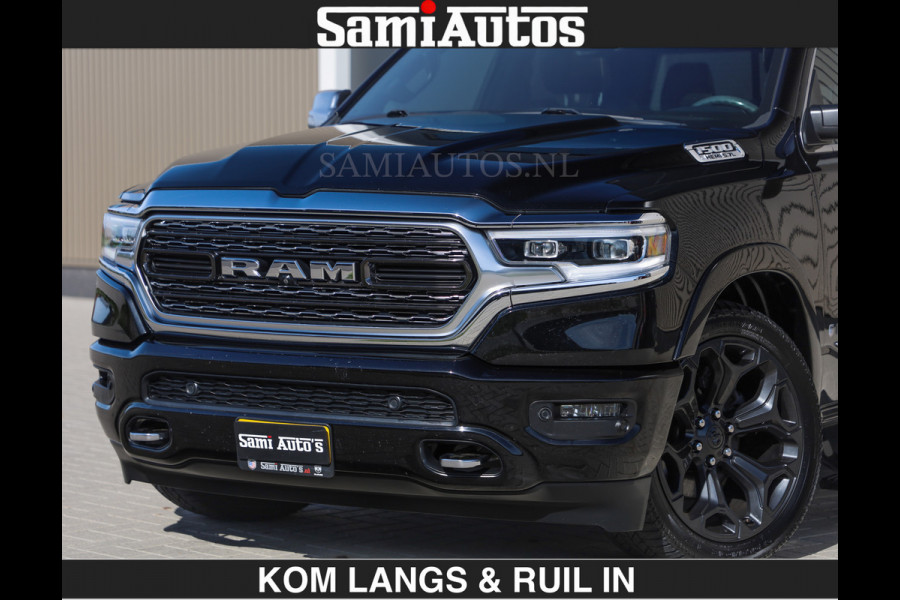 Dodge Ram LIMITED | 5.7 V8 402 PK | BOM VOL | €39950,- excl | FIFTH WHEEL KOPPELING | LUCHTVERING | PANORAMADAK | ADAPTIEVE CRUISE | 360 C CREW CAB 5 PERSOONS | DUBBELE CABINE | DC | Fifth wheel koppeling !!