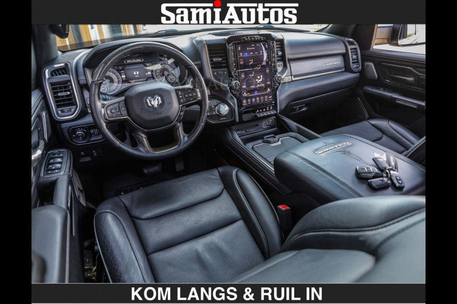 Dodge Ram LIMITED | 5.7 V8 402 PK | BOM VOL | €39950,- excl | FIFTH WHEEL KOPPELING | LUCHTVERING | PANORAMADAK | ADAPTIEVE CRUISE | 360 C CREW CAB 5 PERSOONS | DUBBELE CABINE | DC | Fifth wheel koppeling !!