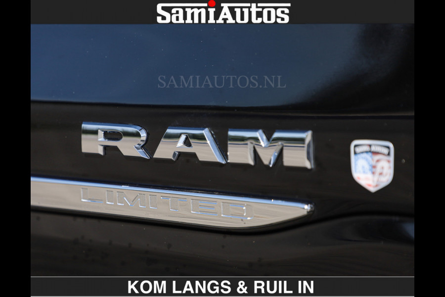 Dodge Ram LIMITED | 5.7 V8 402 PK | BOM VOL | €39950,- excl | FIFTH WHEEL KOPPELING | LUCHTVERING | PANORAMADAK | ADAPTIEVE CRUISE | 360 C CREW CAB 5 PERSOONS | DUBBELE CABINE | DC | Fifth wheel koppeling !!
