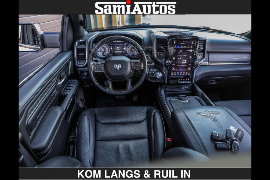 Dodge Ram LIMITED | 5.7 V8 402 PK | BOM VOL | €39950,- excl | FIFTH WHEEL KOPPELING | LUCHTVERING | PANORAMADAK | ADAPTIEVE CRUISE | 360 C CREW CAB 5 PERSOONS | DUBBELE CABINE | DC | Fifth wheel koppeling !!