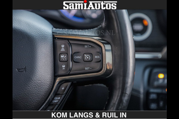Dodge Ram LIMITED | 5.7 V8 402 PK | BOM VOL | €39950,- excl | FIFTH WHEEL KOPPELING | LUCHTVERING | PANORAMADAK | ADAPTIEVE CRUISE | 360 C CREW CAB 5 PERSOONS | DUBBELE CABINE | DC | Fifth wheel koppeling !!
