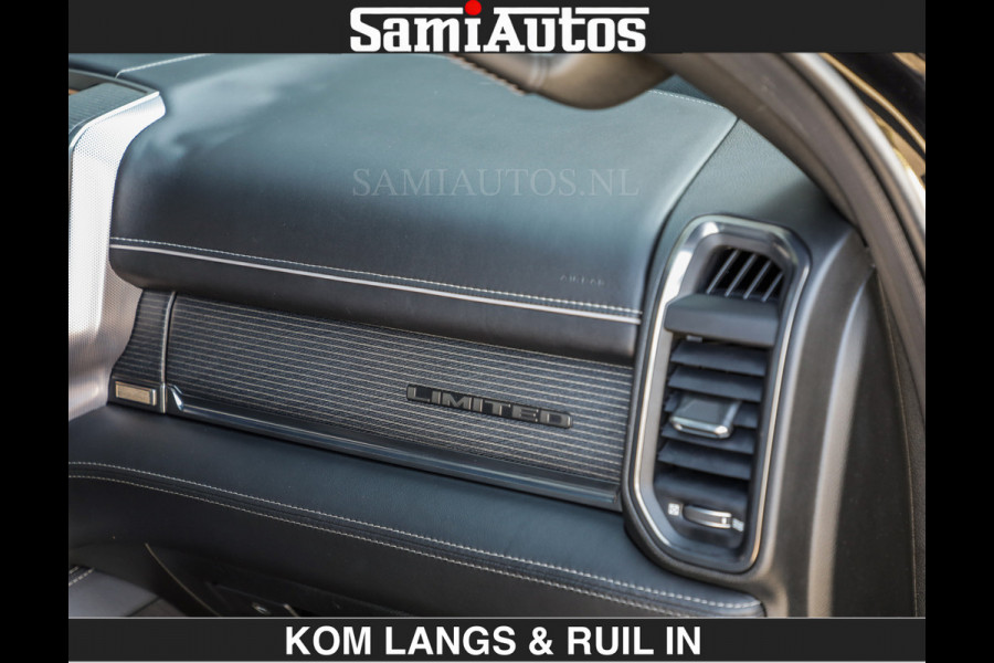 Dodge Ram LIMITED | 5.7 V8 402 PK | BOM VOL | €39950,- excl | FIFTH WHEEL KOPPELING | LUCHTVERING | PANORAMADAK | ADAPTIEVE CRUISE | 360 C CREW CAB 5 PERSOONS | DUBBELE CABINE | DC | Fifth wheel koppeling !!