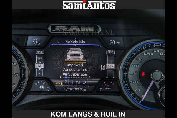 Dodge Ram LIMITED | 5.7 V8 402 PK | BOM VOL | €39950,- excl | FIFTH WHEEL KOPPELING | LUCHTVERING | PANORAMADAK | ADAPTIEVE CRUISE | 360 C CREW CAB 5 PERSOONS | DUBBELE CABINE | DC | Fifth wheel koppeling !!