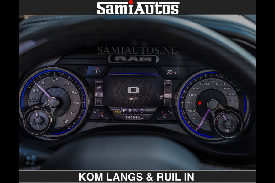 Dodge Ram LIMITED | 5.7 V8 402 PK | BOM VOL | €39950,- excl | FIFTH WHEEL KOPPELING | LUCHTVERING | PANORAMADAK | ADAPTIEVE CRUISE | 360 C CREW CAB 5 PERSOONS | DUBBELE CABINE | DC | Fifth wheel koppeling !!