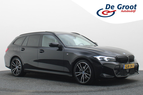BMW 3 Serie Touring 320e Leer, Panoramadak, ACC, Camera, Verwarmd Stuurwiel, LED, Apple Carplay, 19''