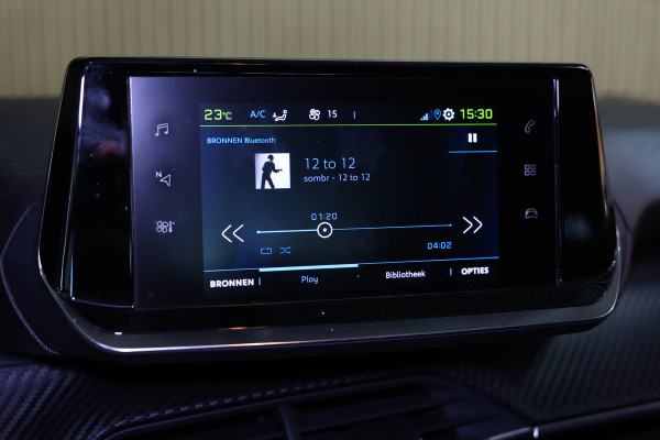 Peugeot e-208 EV Blue Lease Allure 50 kWh AVM CARPLAY VIRTUAL KEYLESS CLIMA CAMERA CRUISE PARK ASS BT"21