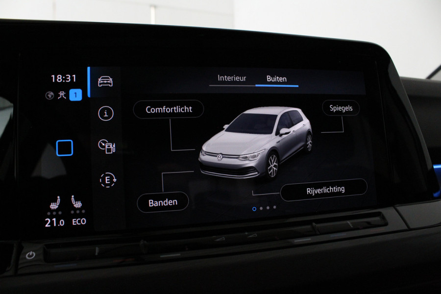 Volkswagen Golf 1.4 eHybrid > Pano.schuifdak/Moonstone Grey/Memory/17 inch