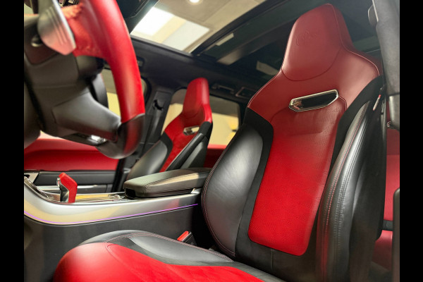 Land Rover Range Rover Sport 5.0 V8 SC SVR|pano|360|Merdian|HUD|Alcantara hemel|Carbon|Stoelverkoeling|Maxton|