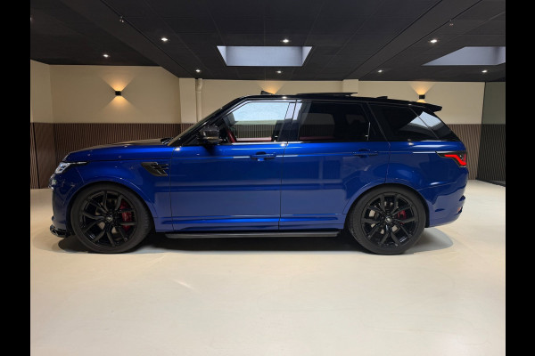 Land Rover Range Rover Sport 5.0 V8 SC SVR|pano|360|Merdian|HUD|Alcantara hemel|Carbon|Stoelverkoeling|Maxton|