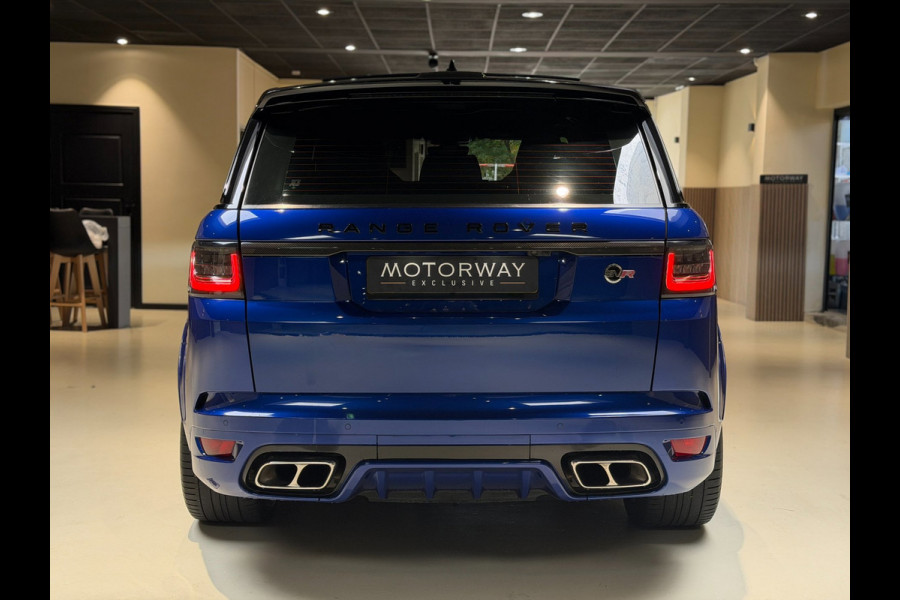 Land Rover Range Rover Sport 5.0 V8 SC SVR|pano|360|Merdian|HUD|Alcantara hemel|Carbon|Stoelverkoeling|Maxton|