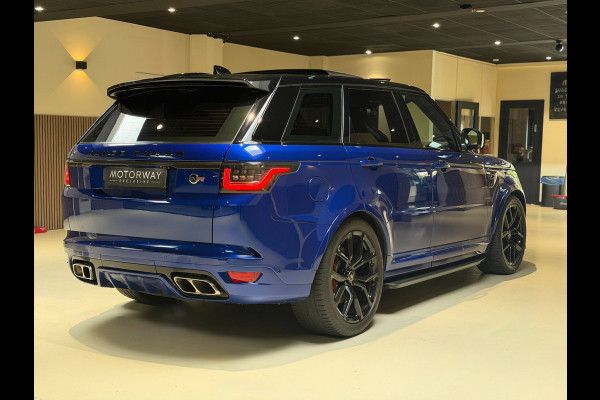Land Rover Range Rover Sport 5.0 V8 SC SVR|pano|360|Merdian|HUD|Alcantara hemel|Carbon|Stoelverkoeling|Maxton|