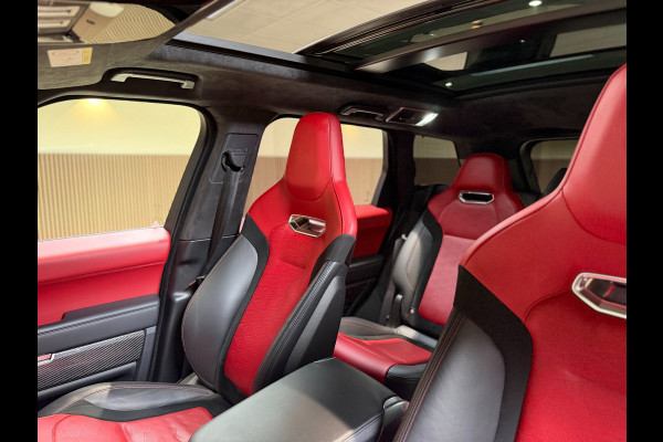 Land Rover Range Rover Sport 5.0 V8 SC SVR|pano|360|Merdian|HUD|Alcantara hemel|Carbon|Stoelverkoeling|Maxton|