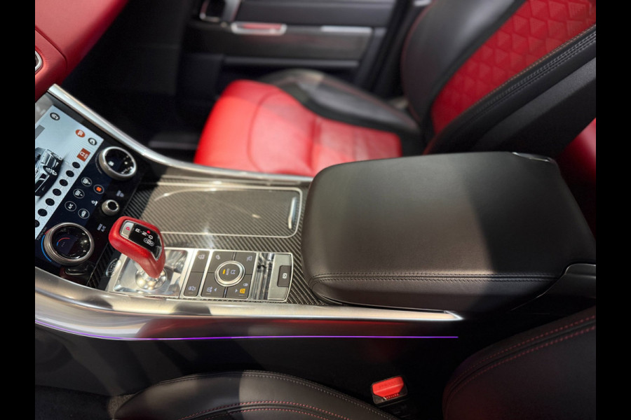 Land Rover Range Rover Sport 5.0 V8 SC SVR|pano|360|Merdian|HUD|Alcantara hemel|Carbon|Stoelverkoeling|Maxton|