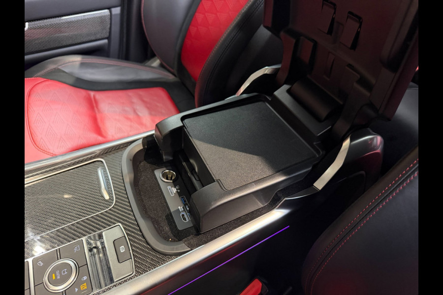 Land Rover Range Rover Sport 5.0 V8 SC SVR|pano|360|Merdian|HUD|Alcantara hemel|Carbon|Stoelverkoeling|Maxton|