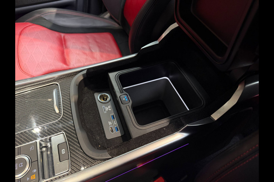 Land Rover Range Rover Sport 5.0 V8 SC SVR|pano|360|Merdian|HUD|Alcantara hemel|Carbon|Stoelverkoeling|Maxton|