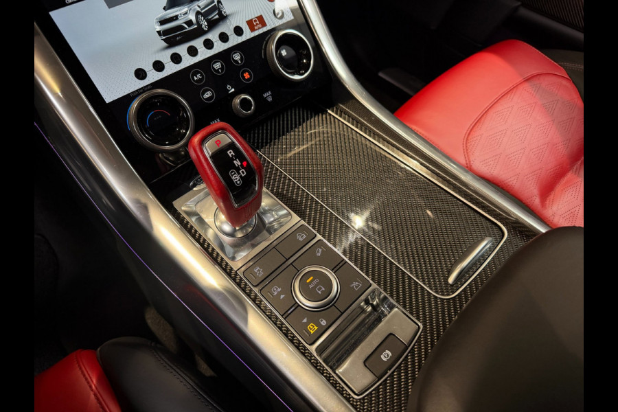 Land Rover Range Rover Sport 5.0 V8 SC SVR|pano|360|Merdian|HUD|Alcantara hemel|Carbon|Stoelverkoeling|Maxton|