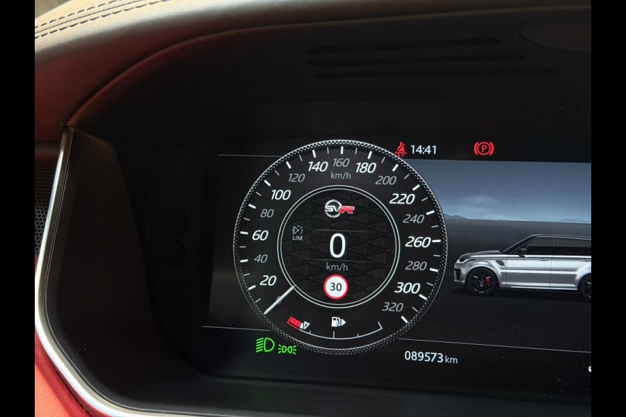 Land Rover Range Rover Sport 5.0 V8 SC SVR|pano|360|Merdian|HUD|Alcantara hemel|Carbon|Stoelverkoeling|Maxton|