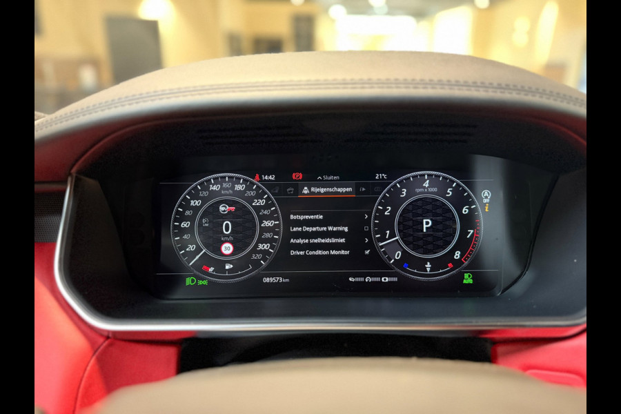 Land Rover Range Rover Sport 5.0 V8 SC SVR|pano|360|Merdian|HUD|Alcantara hemel|Carbon|Stoelverkoeling|Maxton|