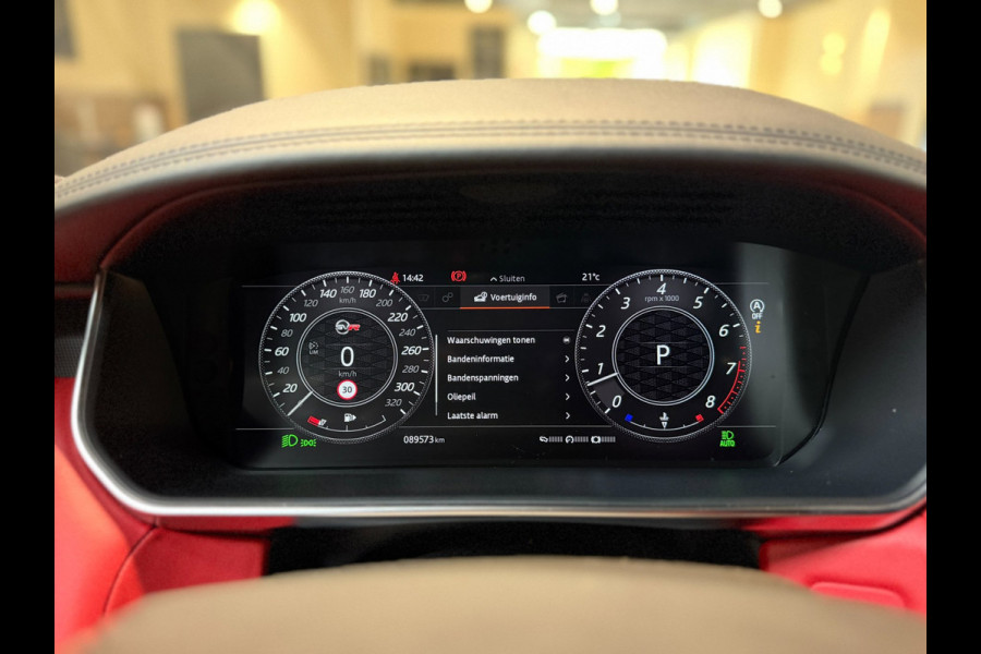Land Rover Range Rover Sport 5.0 V8 SC SVR|pano|360|Merdian|HUD|Alcantara hemel|Carbon|Stoelverkoeling|Maxton|