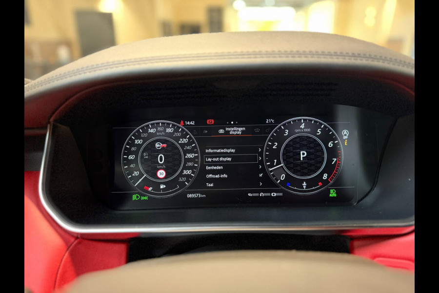 Land Rover Range Rover Sport 5.0 V8 SC SVR|pano|360|Merdian|HUD|Alcantara hemel|Carbon|Stoelverkoeling|Maxton|