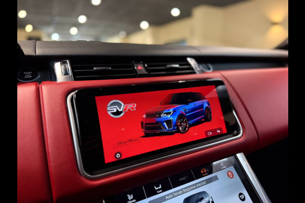 Land Rover Range Rover Sport 5.0 V8 SC SVR|pano|360|Merdian|HUD|Alcantara hemel|Carbon|Stoelverkoeling|Maxton|