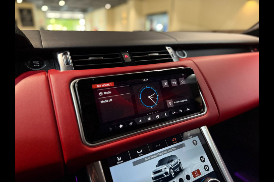 Land Rover Range Rover Sport 5.0 V8 SC SVR|pano|360|Merdian|HUD|Alcantara hemel|Carbon|Stoelverkoeling|Maxton|