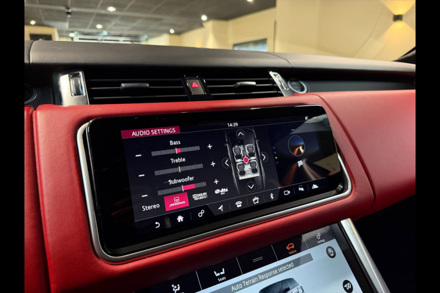 Land Rover Range Rover Sport 5.0 V8 SC SVR|pano|360|Merdian|HUD|Alcantara hemel|Carbon|Stoelverkoeling|Maxton|