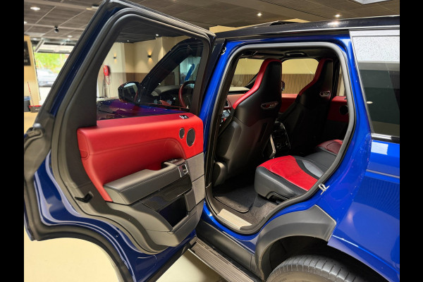 Land Rover Range Rover Sport 5.0 V8 SC SVR|pano|360|Merdian|HUD|Alcantara hemel|Carbon|Stoelverkoeling|Maxton|